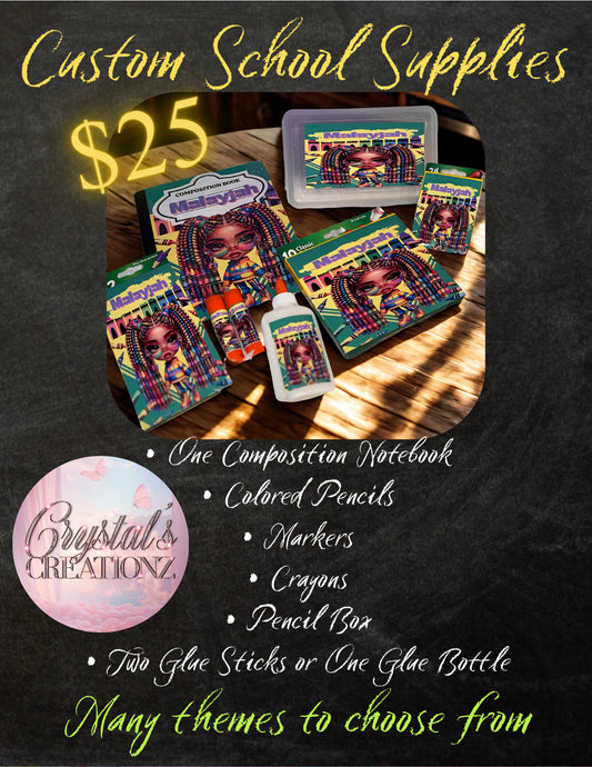 CUSTOM SCHOOL SUPPLY BUNDLE