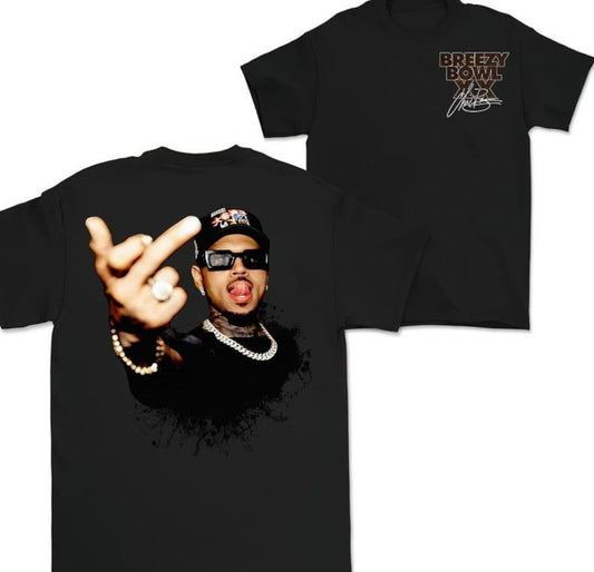 Chris Brown Middle Finger T-Shirt