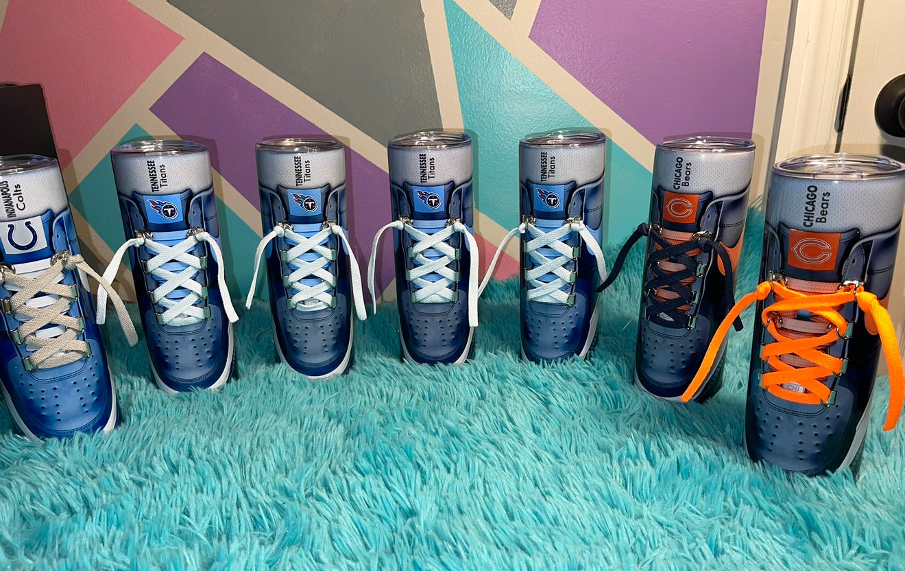 CUSTOM TEAM SHOE TUMBLER