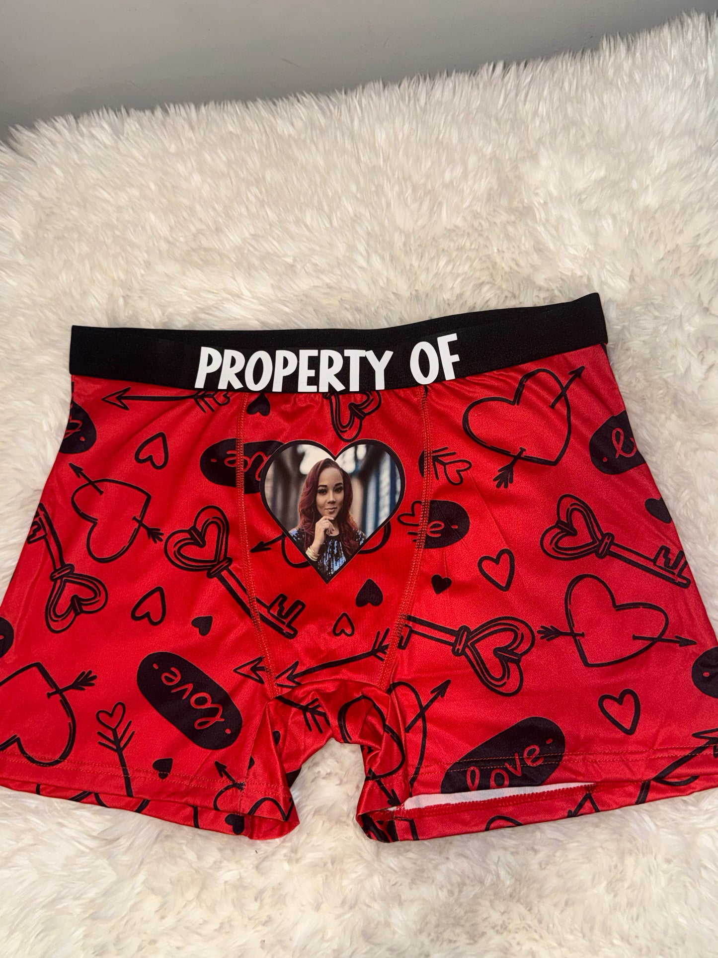 Glow In Dark Men Valentine Boxer Brief
